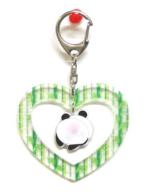 yurayura keyring panda back