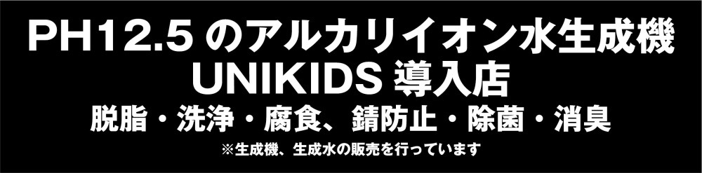 スーパーアルカリイオンウオーター生成器UNIKIDS